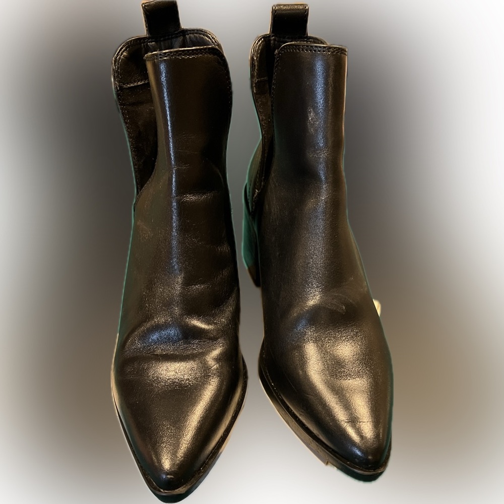 Steve Madden Almighty Boots black Sz 8.5